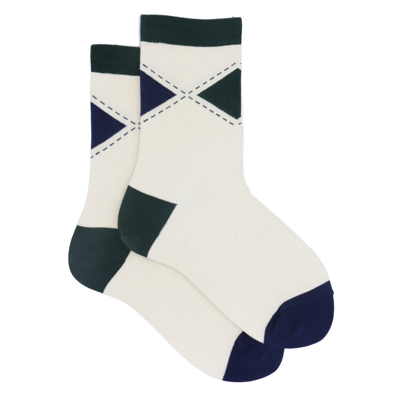 ARGYLE PRINT SOCKS