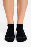 MONT-BELL BLACK NO-SHOW SOCKS