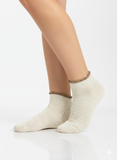 COZY COTTAGE WOVEN ANKLE SOCKS