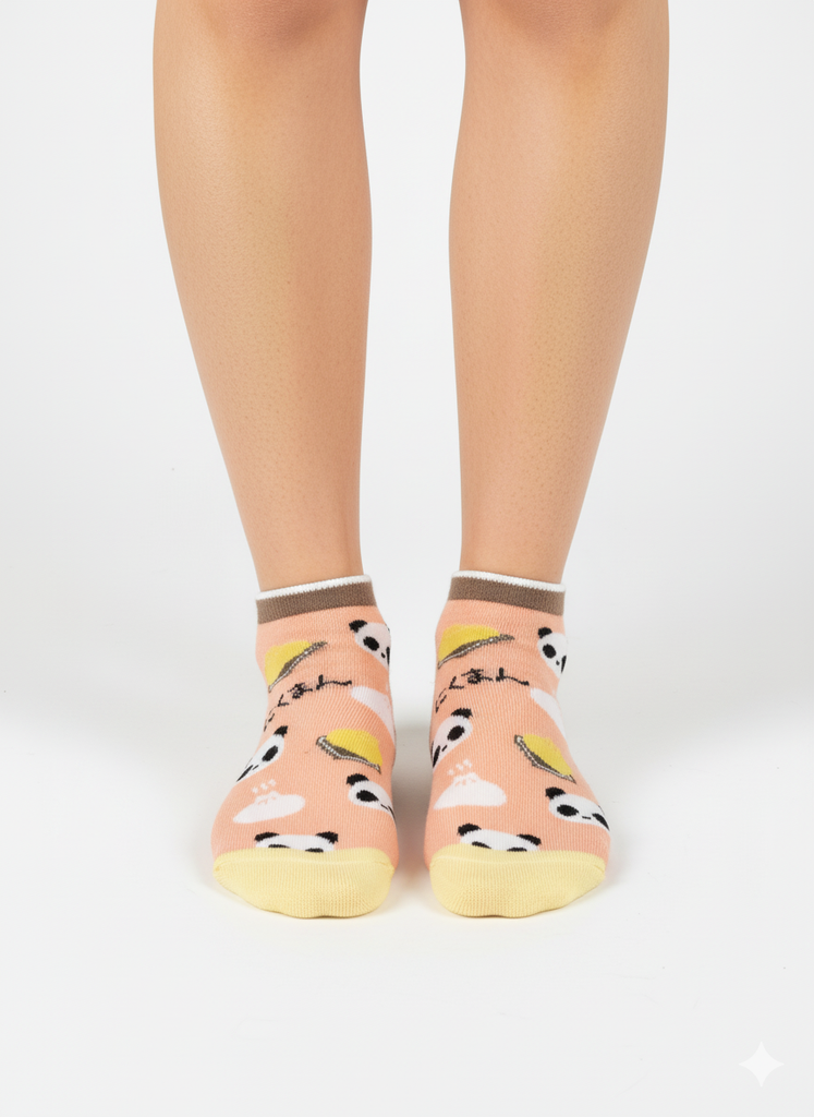 PANDA-RAMEN DREAM ANKLE SOCKS
