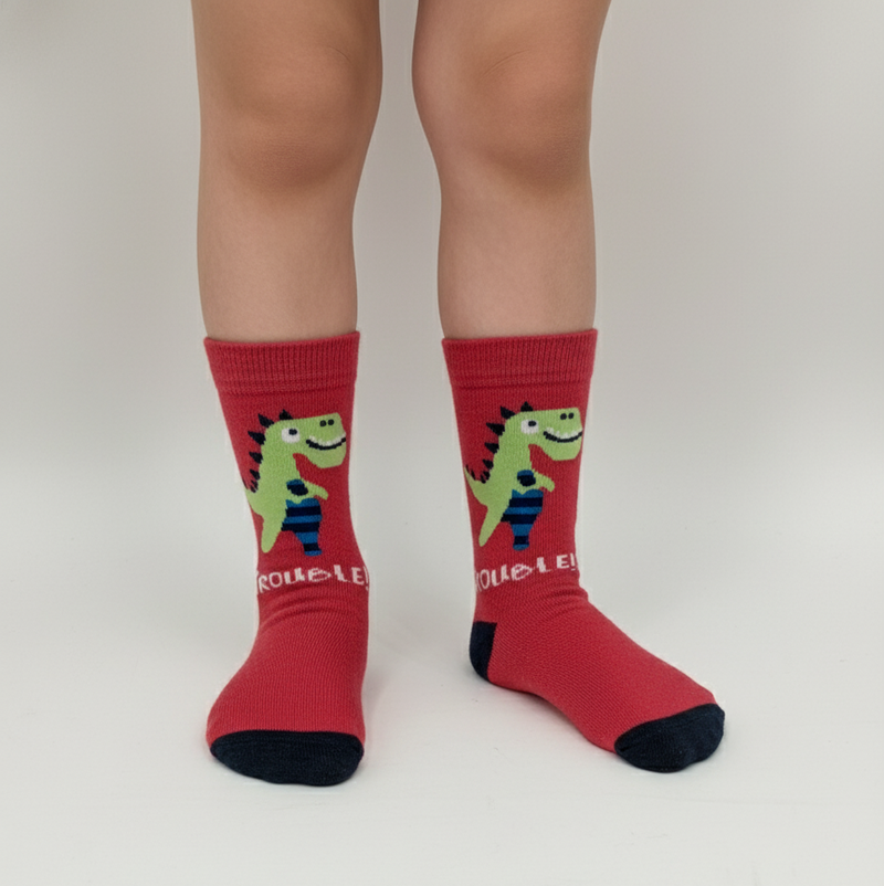 THE TROUBLE REX KIDS' SOCKS
