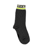 NEON LUCKY SHIMMER CREW SOCKS