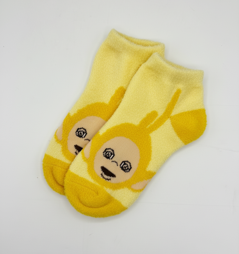 YELLOW TELETUBBY ANKLE SOCKS