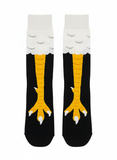 CHICKEN FEET NOVELTY CREW SOCKS