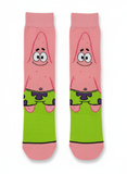 PATRICK STAR STARFISH STROLL CREW SOCKS