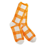 PLAID FUZZY WARM SOCKS