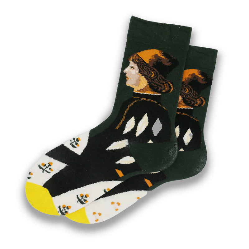 Art portrait socks