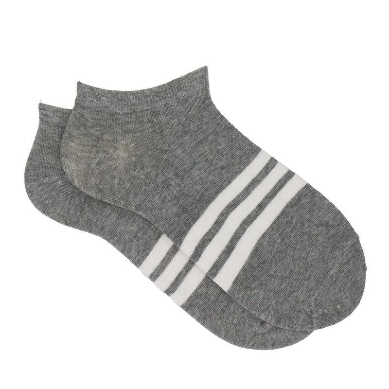 WHITE STRIPES ANKLE SOCKS