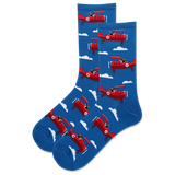 AVIATOR PUP CREW BLUE SOCK