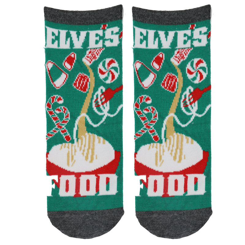 ELF "ELVES FOOD" ANKLE SOCKS