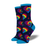 "I HEART TIE-DYE" SOCKS