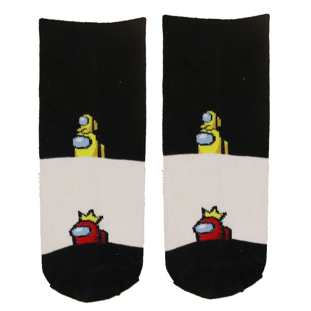 AMONG US  TWO TONE ANKLE SOCKS