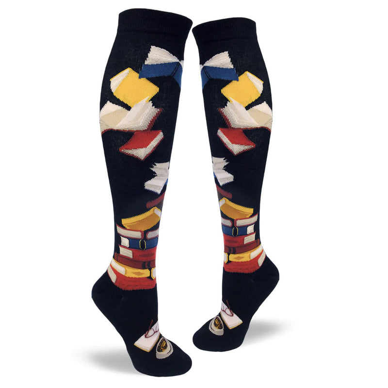 BIBLIOPHILE KNEE HIGH SOCKS