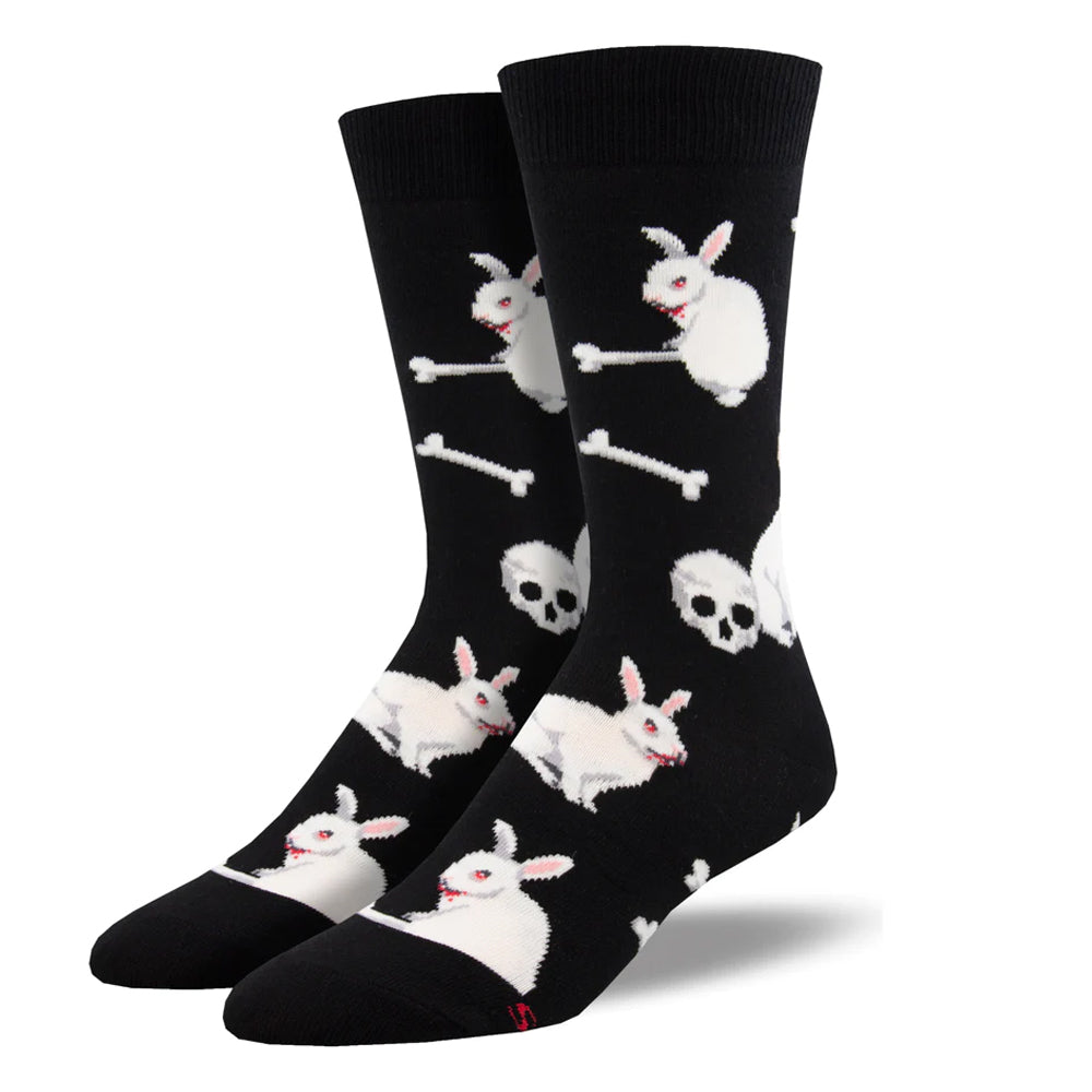 "EVIL BUNNIES" SOCKS