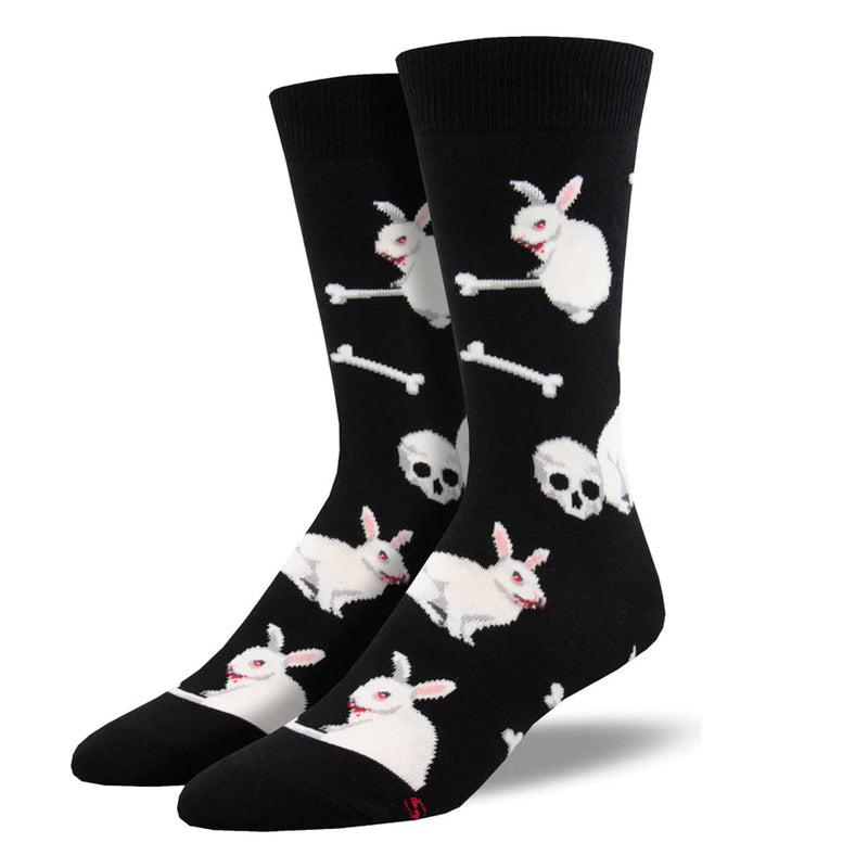 "EVIL BUNNIES" SOCKS