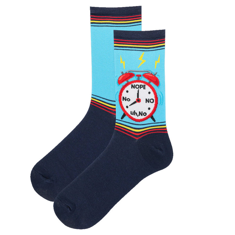ALARM CLOCK CREW SOCK