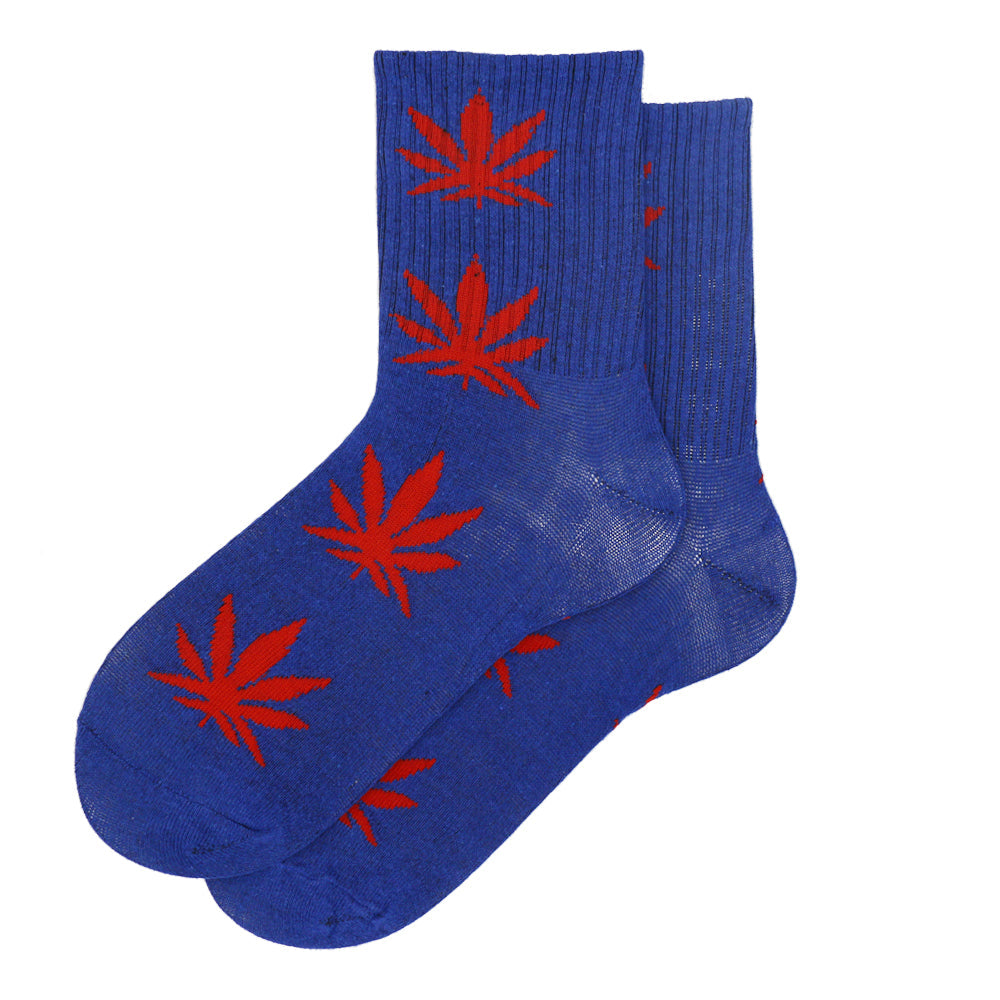 WEED SOCKS RED