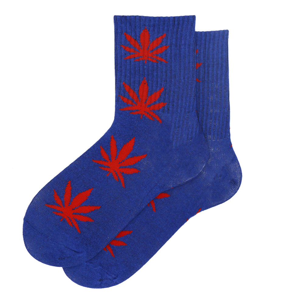 WEED SOCKS RED
