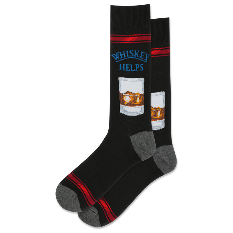 BLACK WHISKEY HELPS SOCKS
