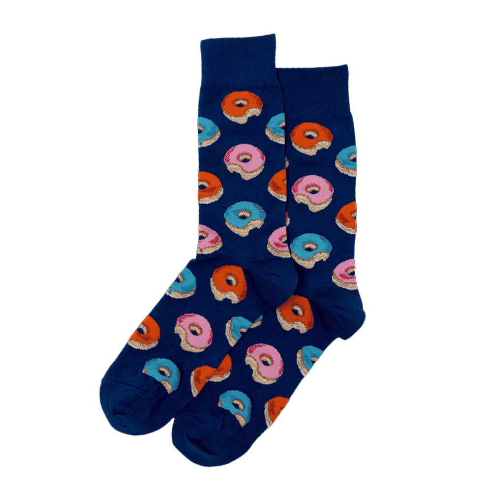 BLUE DONUT SOCKS