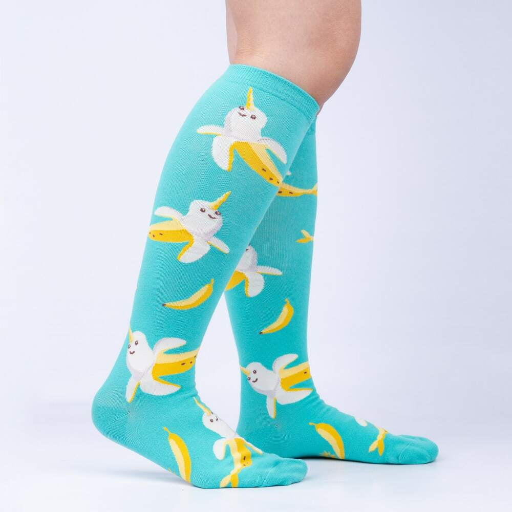 BANANARWHAL KNEE HIGH SOCKS