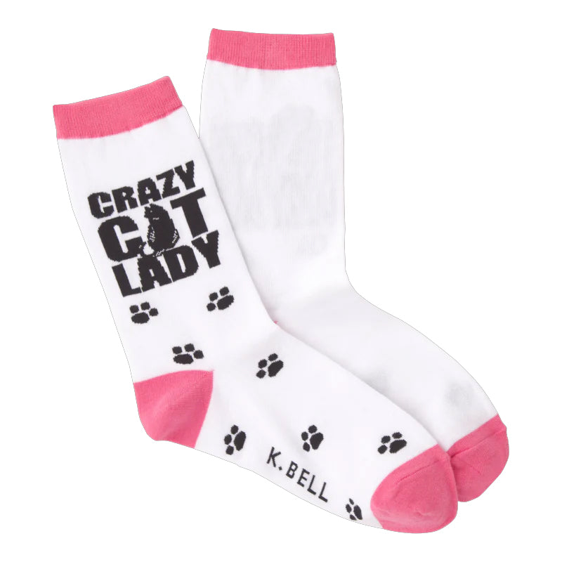 CRAZY CAT LADY  SOCKS