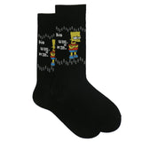 BART SIMPSON NO WAY MAN SOCKS