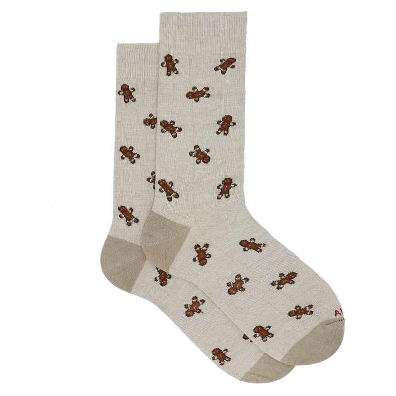 GINGERBREAD MAN SOCKS