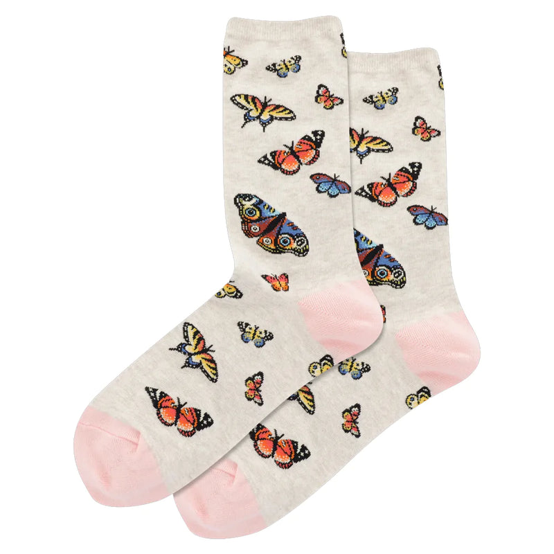 BUTTERFLY CREW SOCKS
