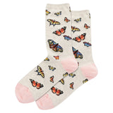 BUTTERFLY CREW SOCKS