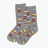 PEANUT BUTTER AND JELLY CREW SOCKS