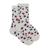 COLORED LEOPARD PRINT SOCKS