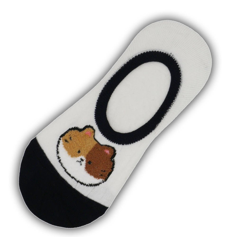 ANGRY CAT NO SHOW SOCKS BLUE