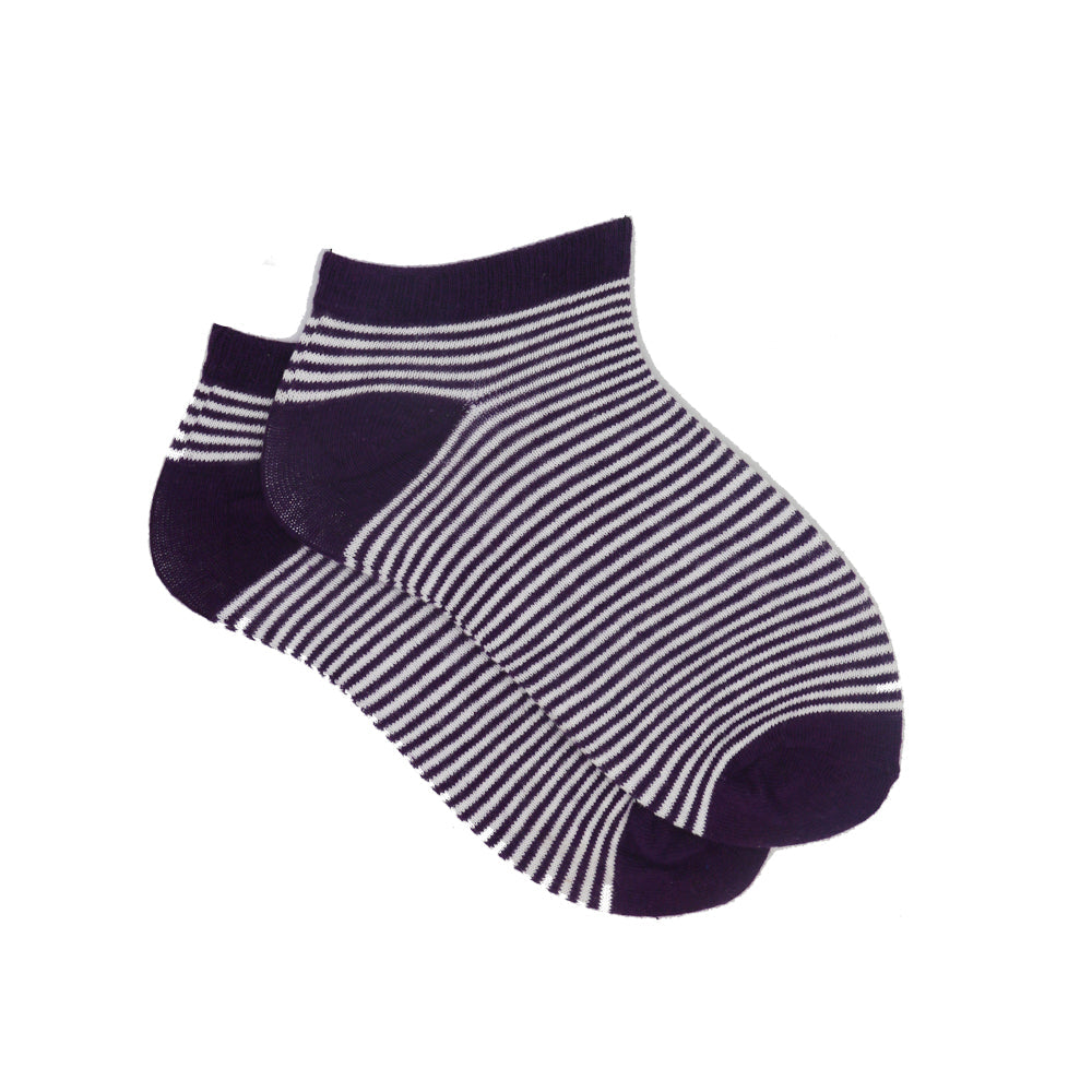 BLUE STRIPES ANKLE SOCKS