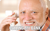 CALLING MY BANK