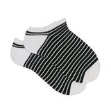 WHITE AND BLACK ANKLE SOCKS