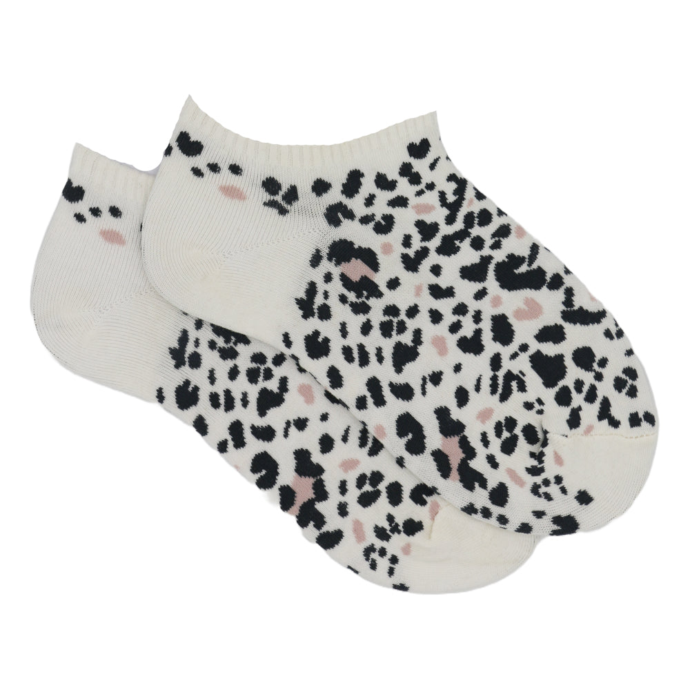 CHEETAH PRINT ANKLE SOCKS