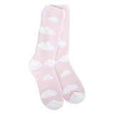 CLOUD PINK FUZZY WARM SOCKS