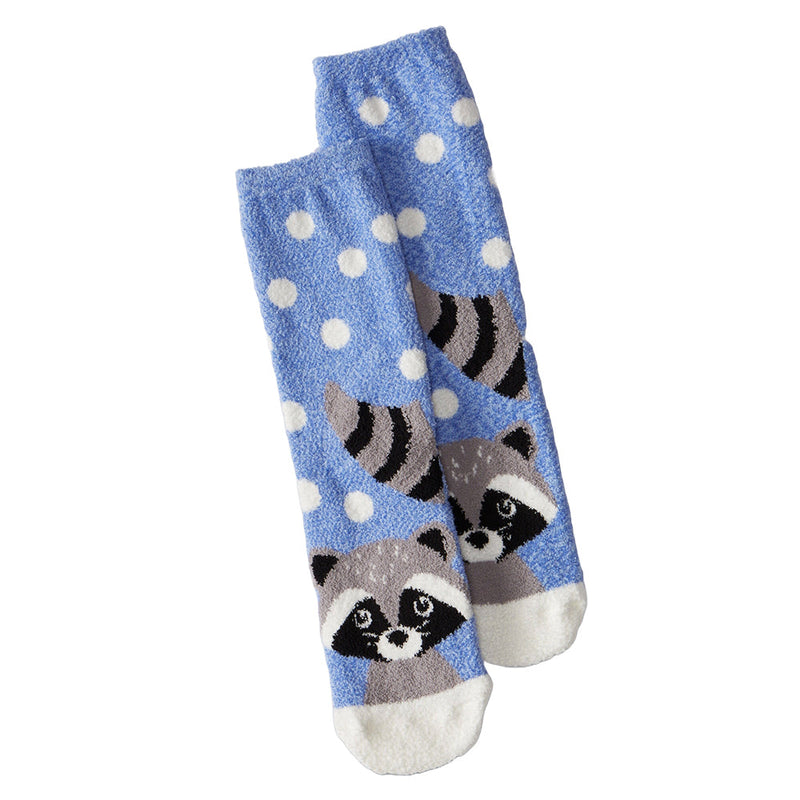 RACCOON FUZZY FUZZY WARM SOCKS
