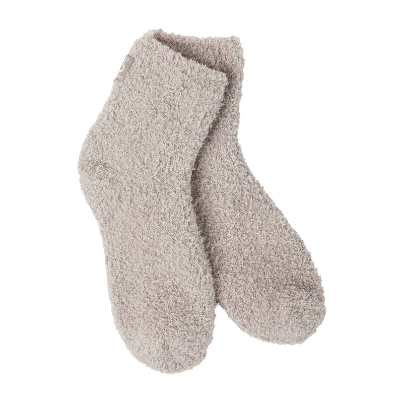 COZY QUARTER TAUPE WARM COZY SOCKS
