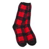 BUFFALO PLAID WARM COZY SOCKS