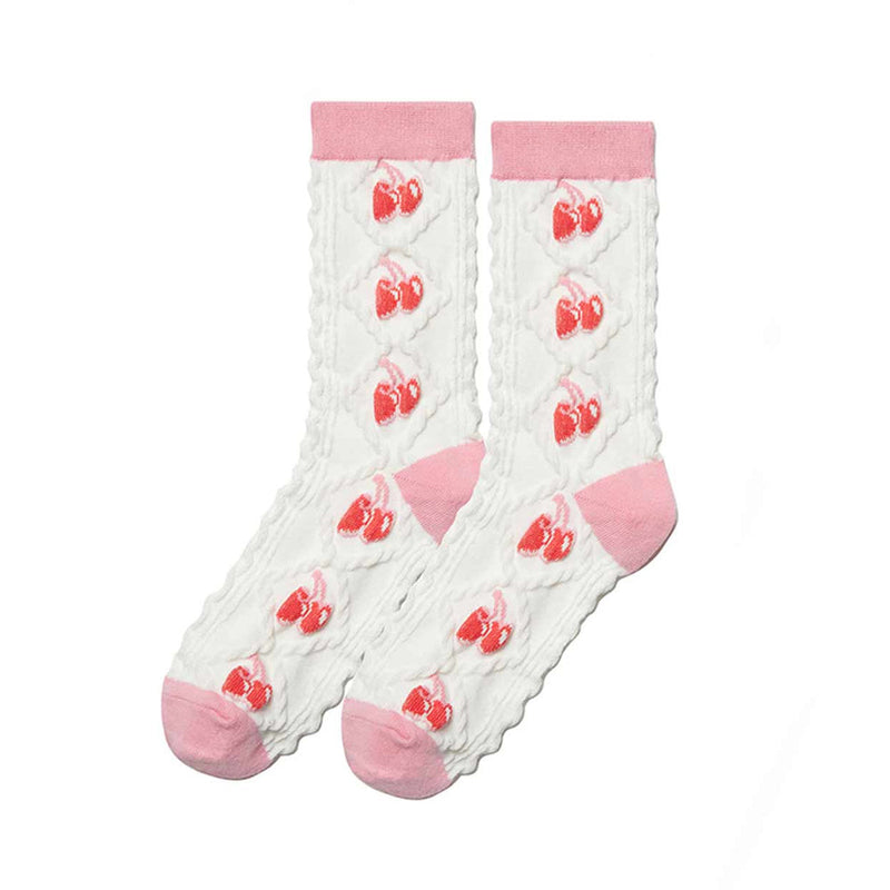 CHERRY PATTERN SOCKS
