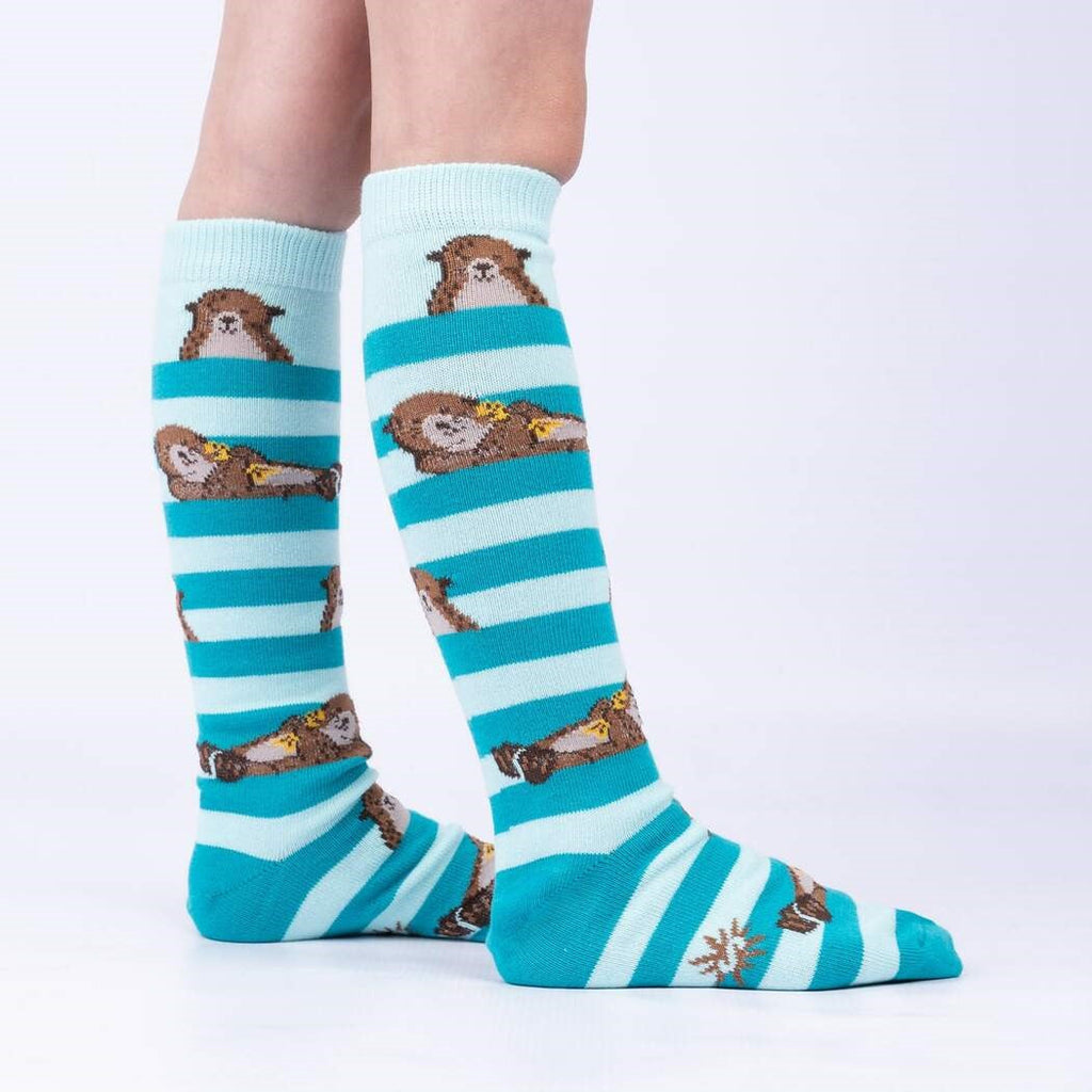 MY OTTER FOOT KIDS KNEE HIGH SOCKS