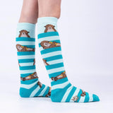 MY OTTER FOOT KIDS KNEE HIGH SOCKS