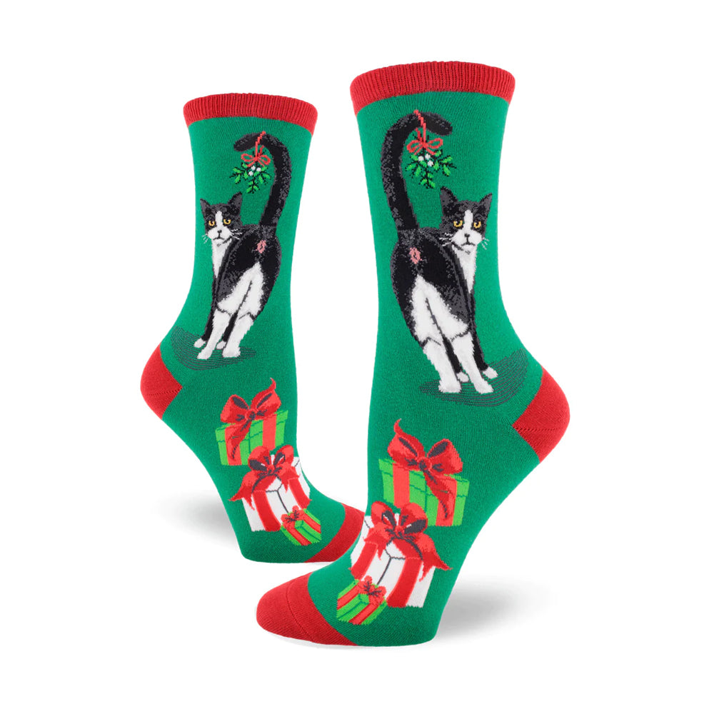 CAT BUTT CHRISTMAS SOCKS