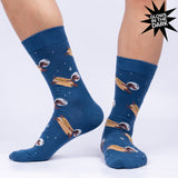 WEINER DOGS, IN SPACE! SOCKS