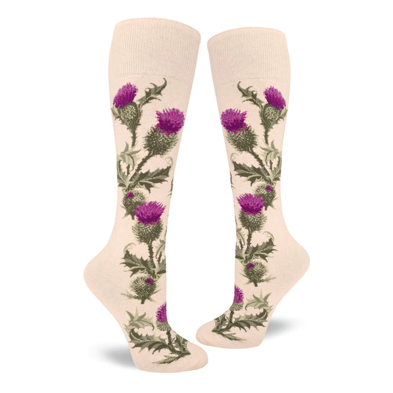 THISTLE ROLL-TOP KNEE HIGH SOCKS