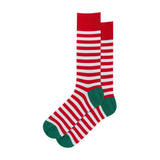 CHRISTMAS STRIPE CREW SOCKS
