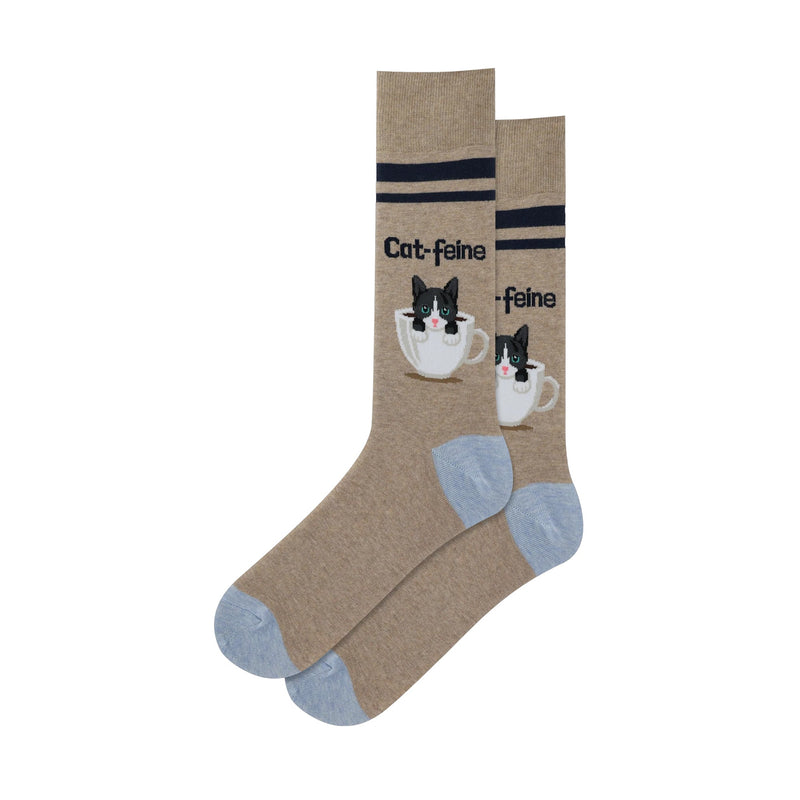 CAT-FEINE CREW SOCKS