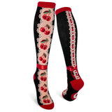 CHERRIES & LACE KNEE SOCKS